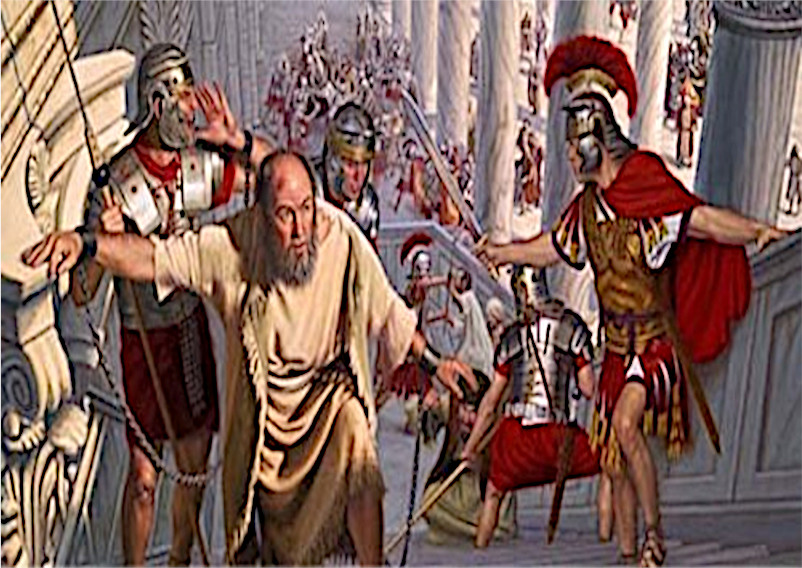 Apostle Paul arrested during riot